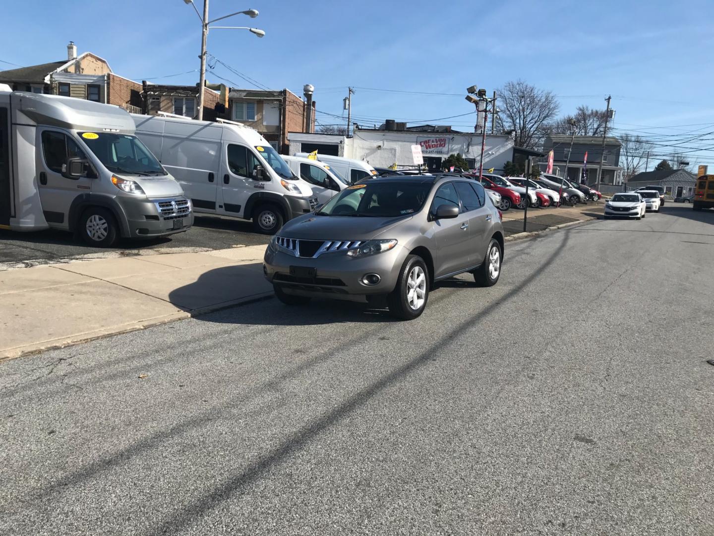 2010 Gray /Gray Nissan Murano SL (JN8AZ1MW6AW) with an 3.5 V6 engine, Automatic transmission, located at 577 Chester Pike, Prospect Park, PA, 19076, (610) 237-1015, 39.886154, -75.302338 - Photo#1